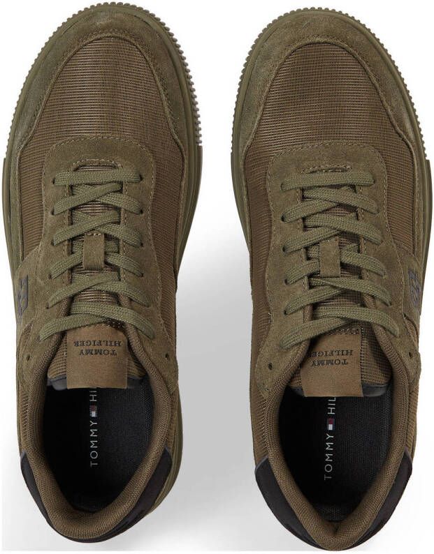 Tommy Hilfiger suède sneakers groen