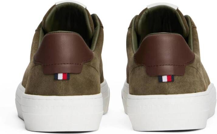 Tommy Hilfiger suède sneakers groen