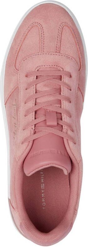 Tommy Hilfiger suède sneakers roze