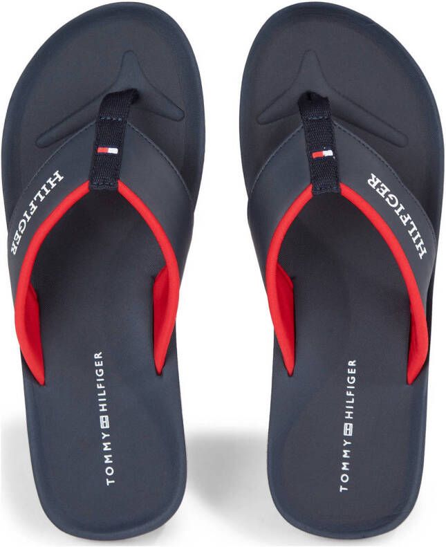 Tommy Hilfiger teenslippers donkerblauw