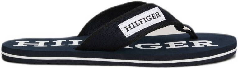 Tommy Hilfiger teenslippers donkerblauw