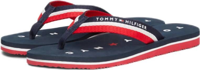 Tommy Hilfiger teenslippers donkerblauw