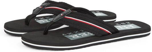 Tommy Hilfiger teenslippers zwart