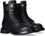 Tommy Hilfiger veterboots zwart - Thumbnail 2