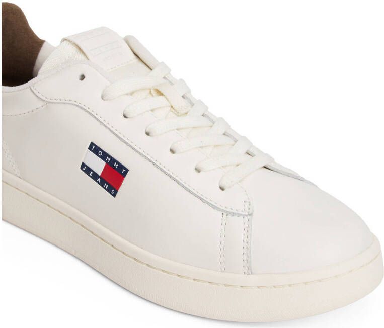 Tommy Jeans Archive '98 leren sneakers wit