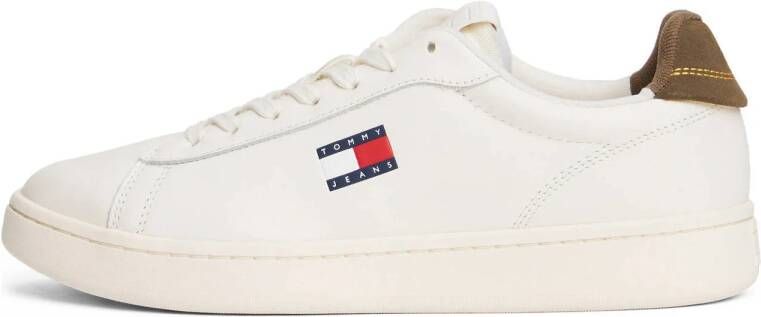 Tommy Jeans Archive '98 leren sneakers wit