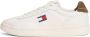 Tommy Jeans Archive '98 leren sneakers wit - Thumbnail 2