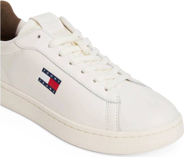 Tommy Jeans Archive '98 leren sneakers wit