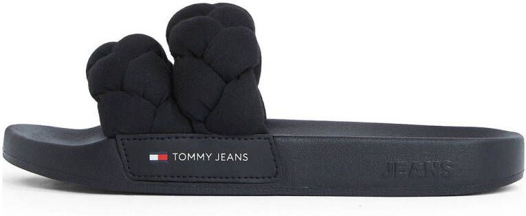 Tommy Jeans badslippers zwart