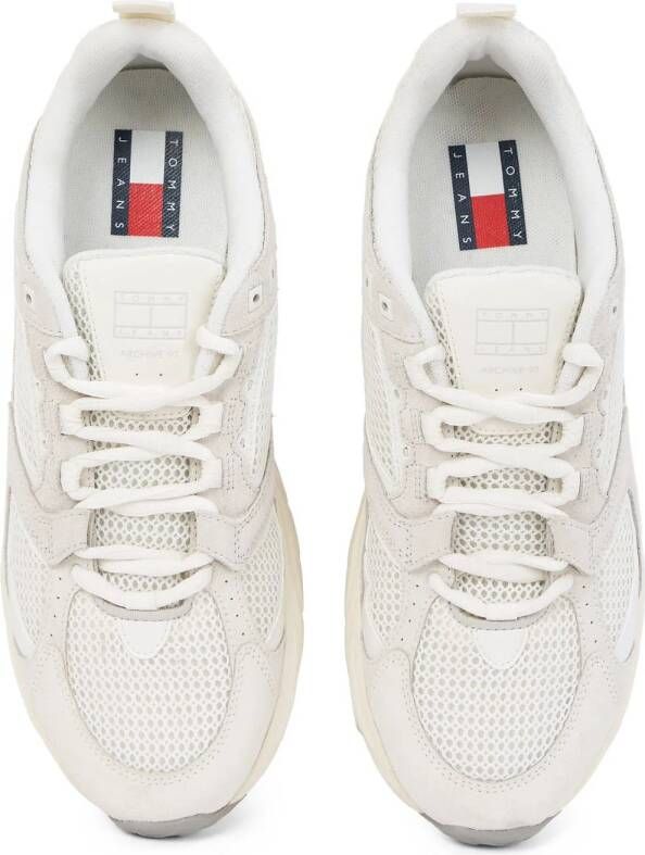 Tommy Jeans chunky leren sneakers wit