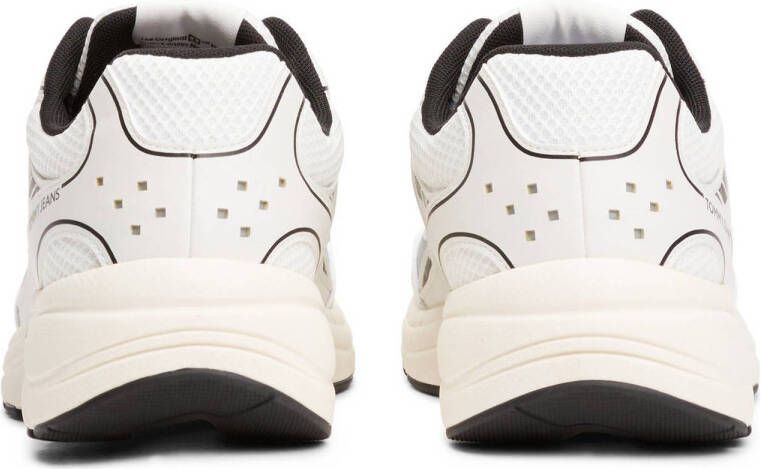 Tommy Jeans chunky sneakers wit zwart