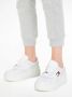 TOMMY JEANS Retro Basket Flatf Lage sneakers Leren Sneaker Dames Wit - Thumbnail 7