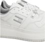 Tommy Jeans Retro TJW Basket Fla YBL Sneaker - Thumbnail 7