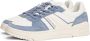 Tommy Jeans leren sneakers wit blauw - Thumbnail 3