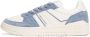 Tommy Jeans leren sneakers wit blauw - Thumbnail 4