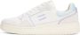 Tommy Jeans leren sneakers wit lila lichtblauw - Thumbnail 2
