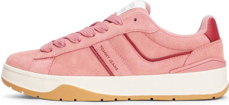 Tommy Jeans suède sneakers roze