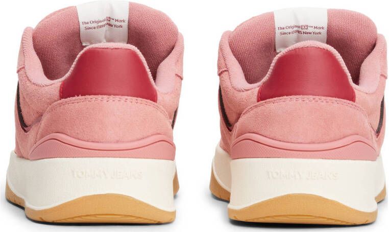 Tommy Jeans suède sneakers roze