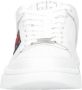 Tommy Hilfiger Witte Leren Dames Sneaker Voor Stijlvolle Elegantie - Thumbnail 3