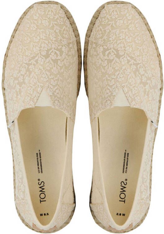 Toms Alpargata Rope espadrilles beige