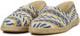 TOMS Espadrilles Female Instappers Damesschoenen Canvas Alpargata rope pr Blauw wit - Thumbnail 2