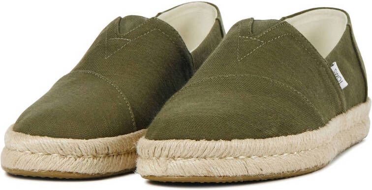 Toms Alpargata Rope espadrilles groen