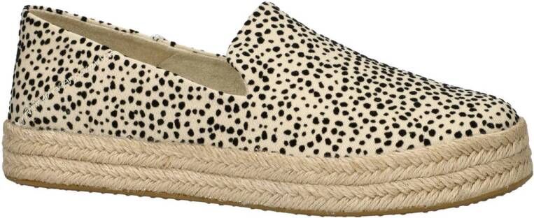 Toms Carolina espadrilles beige zwart