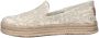Toms Carolina espadrilles met glitterdraad beige - Thumbnail 2