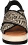 Toms Diana Crossover espadrilles zwart wit - Thumbnail 3