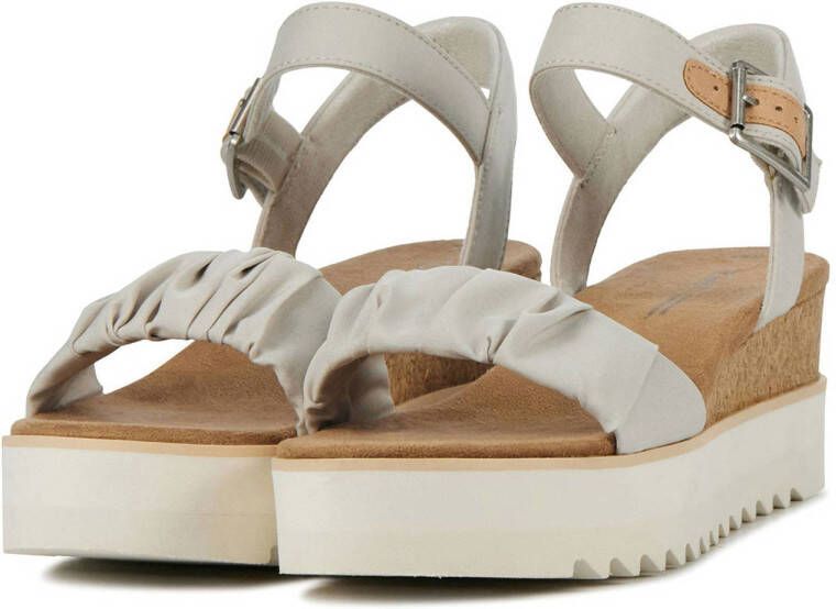 Toms Diana leren sandalen ecru