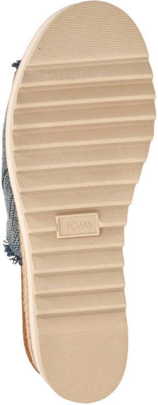 Toms Diana Mule denim muiltjes blauw