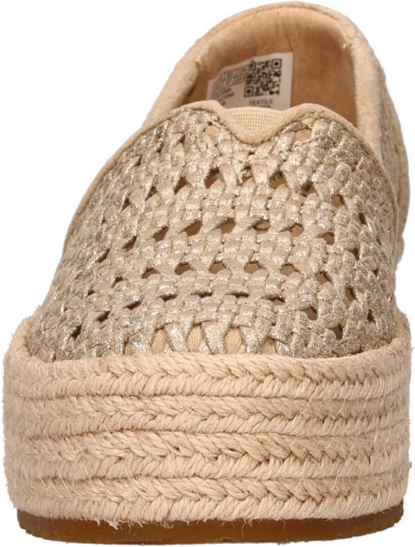 Toms espadrilles goud