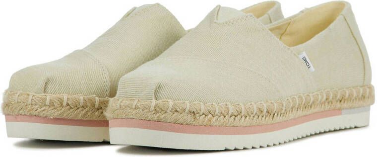 Toms Platform Alpargata espadrilles ecru