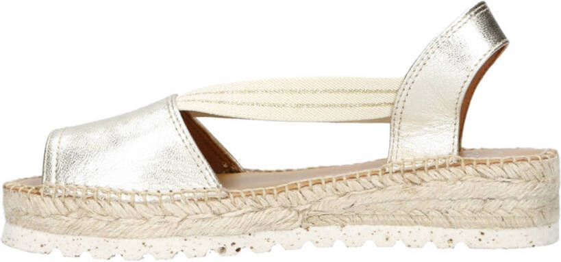 Toni Pons Estell leren espadrilles goud