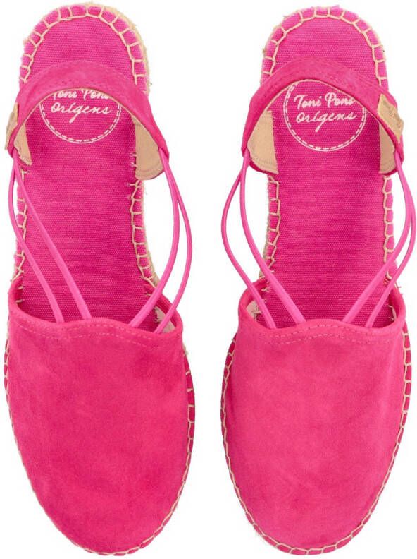 Toni Pons Tremp suède espadrilles fuchsia