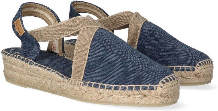 Toni Pons Verdi-V Dames Espadrilles Mari Blauw Canvas VERDIVmari