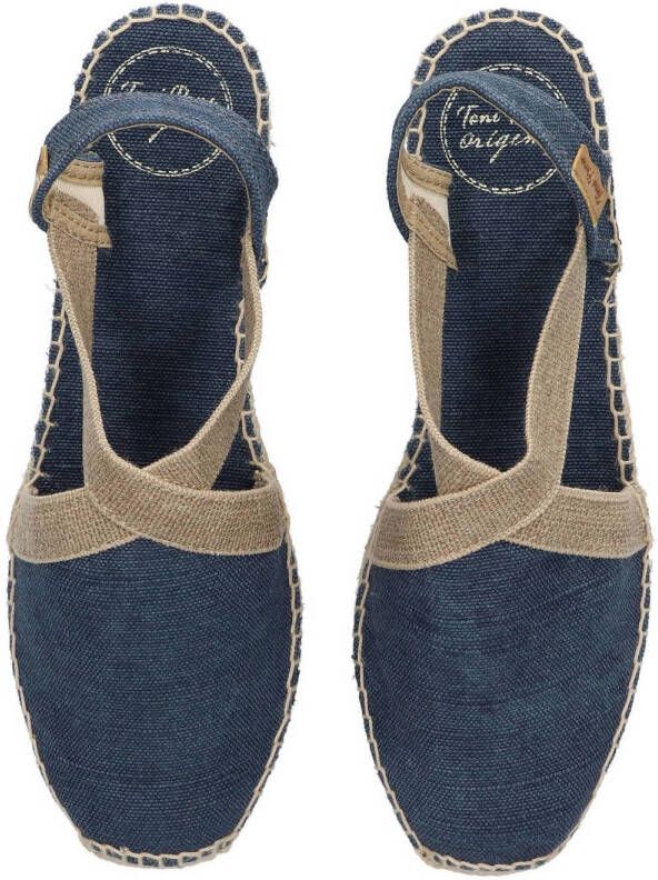 Toni Pons Verdi espadrilles denimblauw