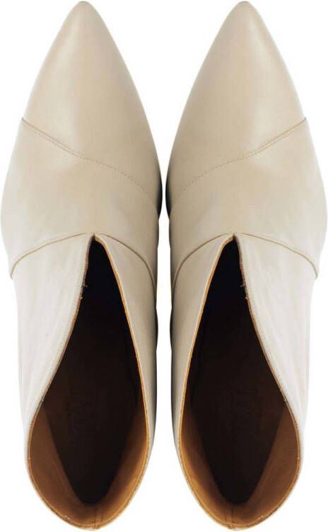 Toral 12601 leren enkellaarzen beige