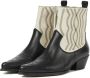 TORAL Enkellaarsjes Dames Blues Maat: 39 Materiaal: Leer Kleur: Zwart - Thumbnail 3