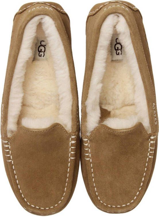 UGG Ansley suède pantoffels bruin