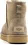 UGG Enkellaarsjes Dames Laarzen Damesschoenen Suède Classic Mini II Beige combi - Thumbnail 4