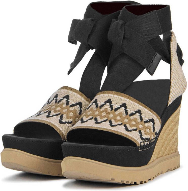Ugg Abbot-sandaal met wikkelband voor Dames in Black - Foto 4