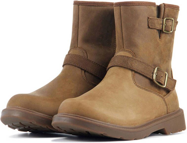 UGG Leren Boots Enkellaarsjes Kinderschoenen Model 1117628K Bruin -  Schoenen.nl