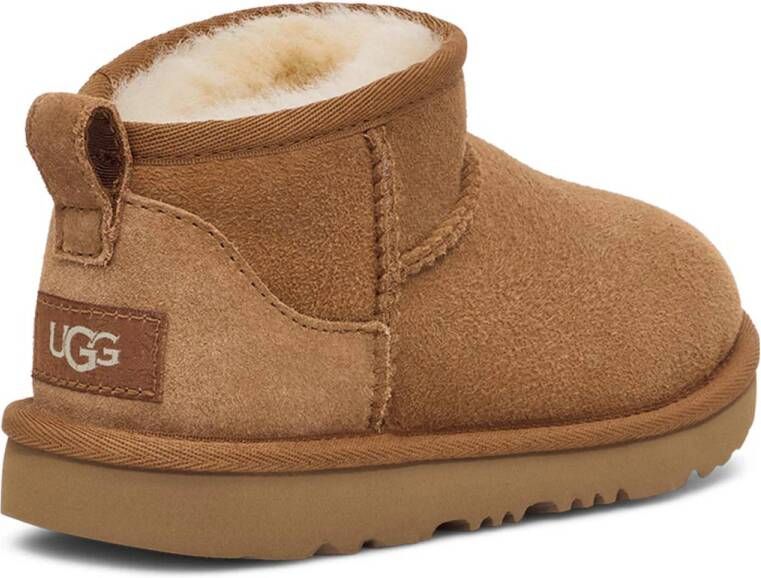 UGG Classic Ultra Mini suède enkelboots camel