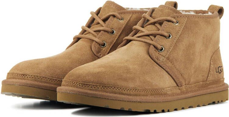 UGG suede enkelboots cognac