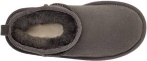 UGG Classic Ultra Mini suède enkelboots grijs