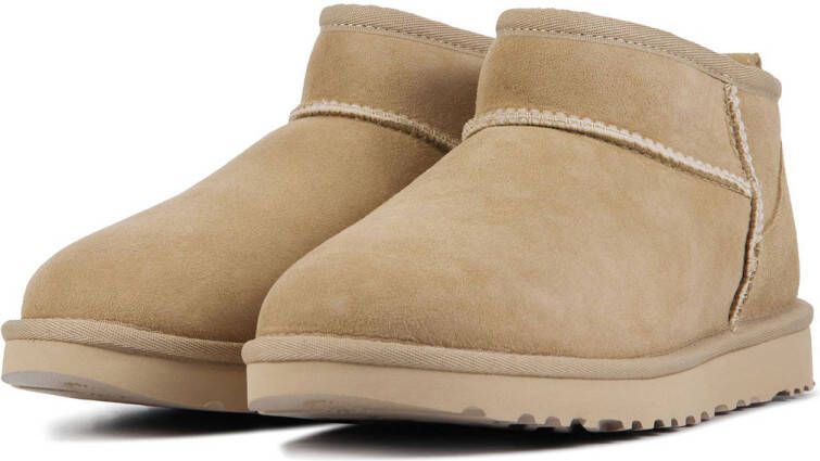 Ugg Classic Ultra Mini Boots Dames sand maat: 38 beschikbare maaten:36 37 38 39 40 41 42