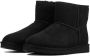 UGG Enkellaarsjes Dames Laarzen Herenschoenen Suède Classic Mini Zwart - Thumbnail 3