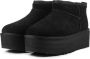UGG Vachtlaarzen Dames Classic Ultra Mini Platform Maat: 40 Materiaal: Suède Kleur: Zwart - Thumbnail 3