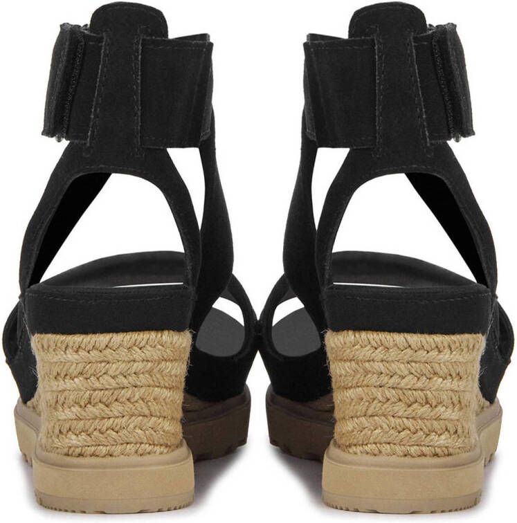 UGG suède espadrilles zwart